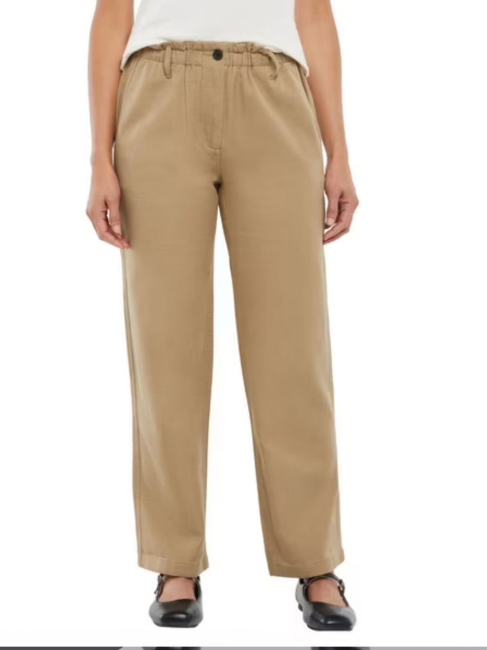 NWT GAP Women's Tan Straight-Leg Trousers